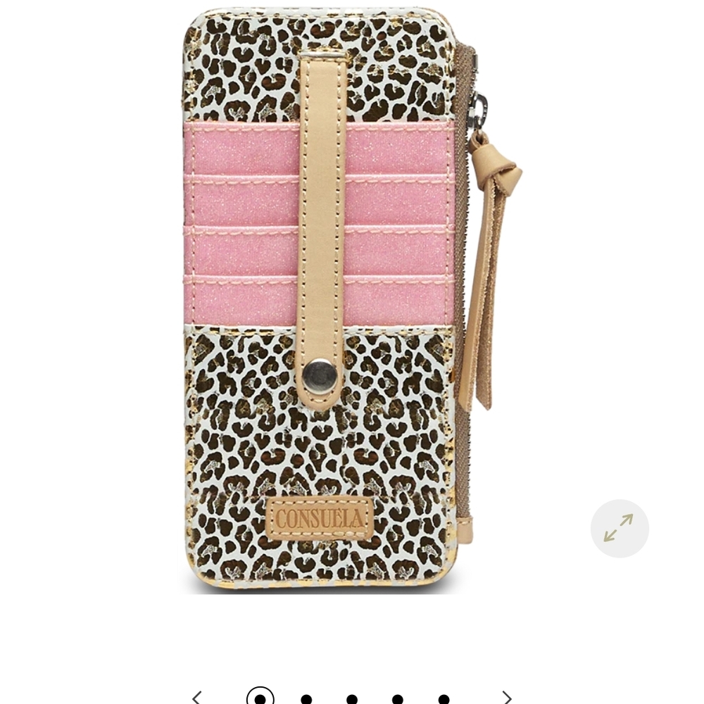 Consuela Leopard and Pink Wallet